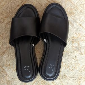 Women's Sandals, Black, A New Day, Size 8. New without Tags.